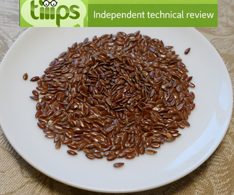 Brown flax seeds