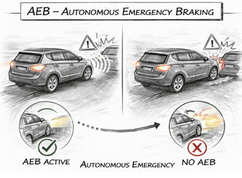 Autonomous Emergency Braking  AEB