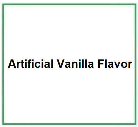 Artificial Vanilla Flavor