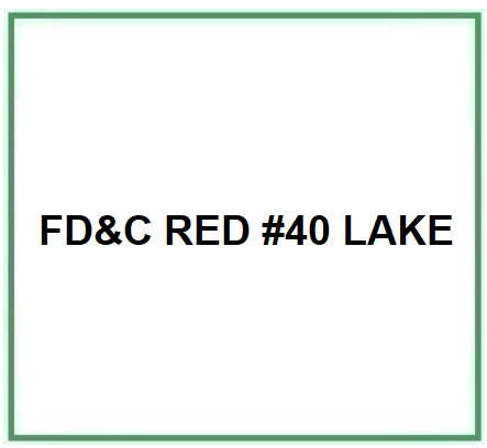FD&C RED #40 LAKE