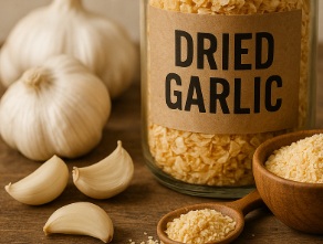 Dried garlic