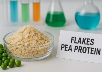Flakes pea protein