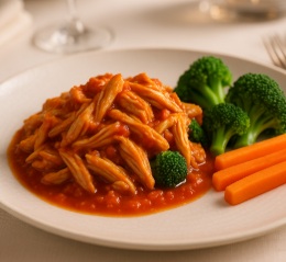 Shredded chicken