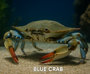 Blue crabs