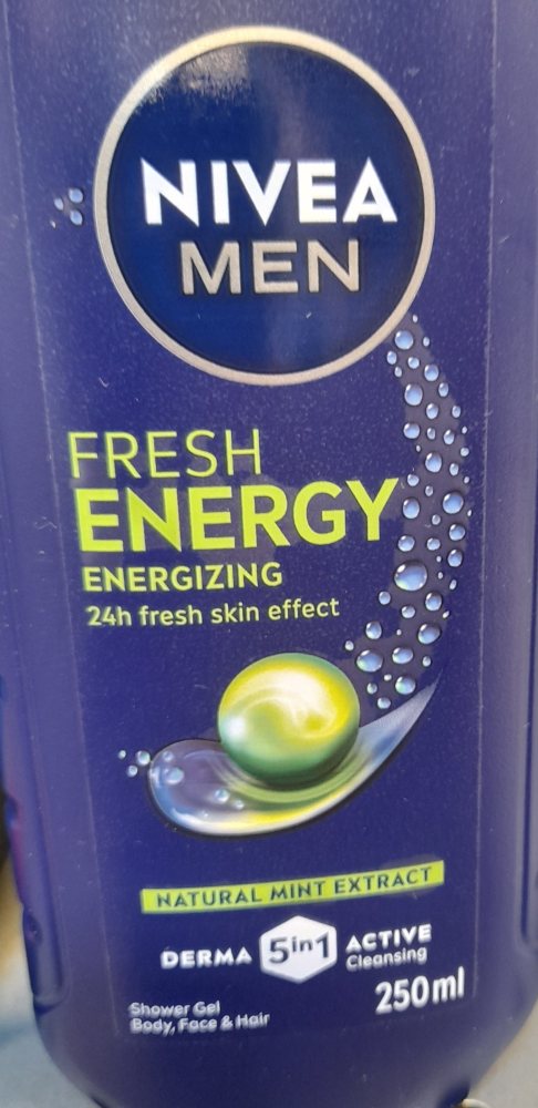 Nivea Men Fresh Energy Energizing Shower Gel 250 ml