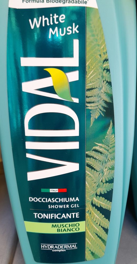 Vidal White Musk Docciaschiuma Muschio Bianco 250 ml