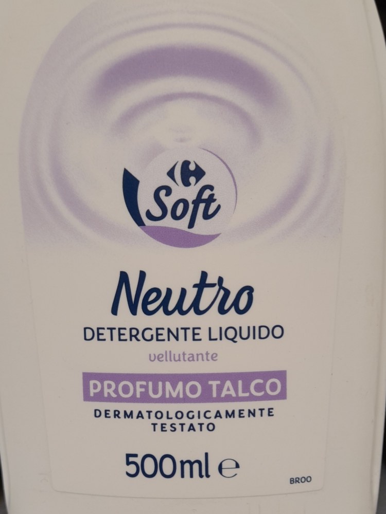 Carrefour Soft Neutro Profumo talco 500 ml