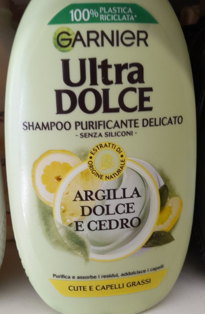 Garnier Ultra Dolce Shampoo Argilla dolce e Cedro 250 ml