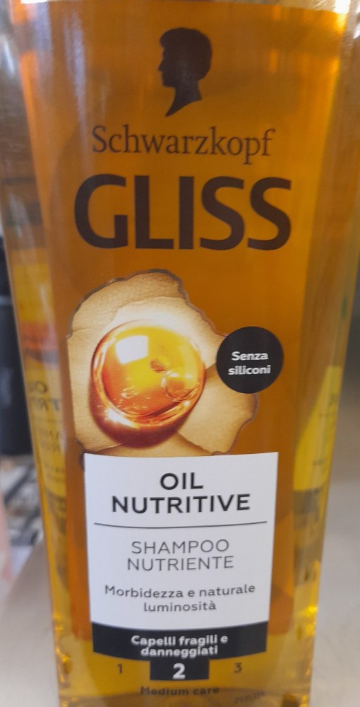 Gliss Oil Nutritive Shampoo Nutriente 250 ml