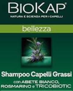BioKap Shampoo Capelli Grassi con Abete Bianco, Rosmarino e TRICOBIOTIC 200 ml
