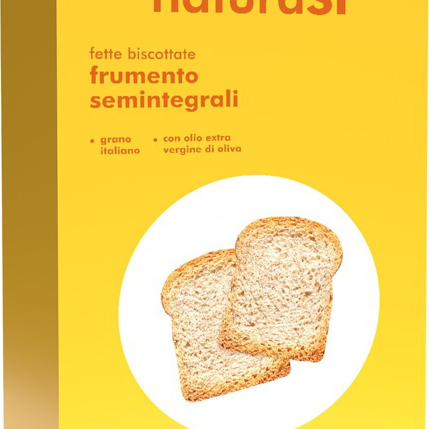 NaturaSi Fette biscottate frumento semintegrali 200 g