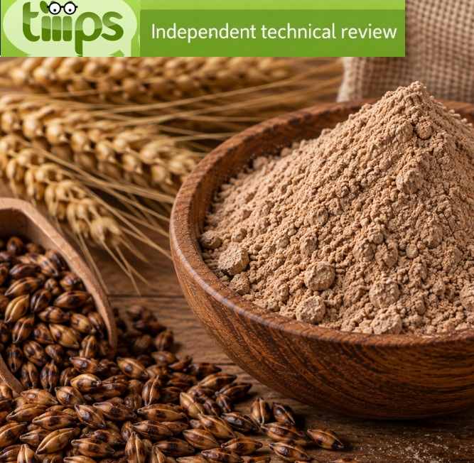 Roasted malted barley flour