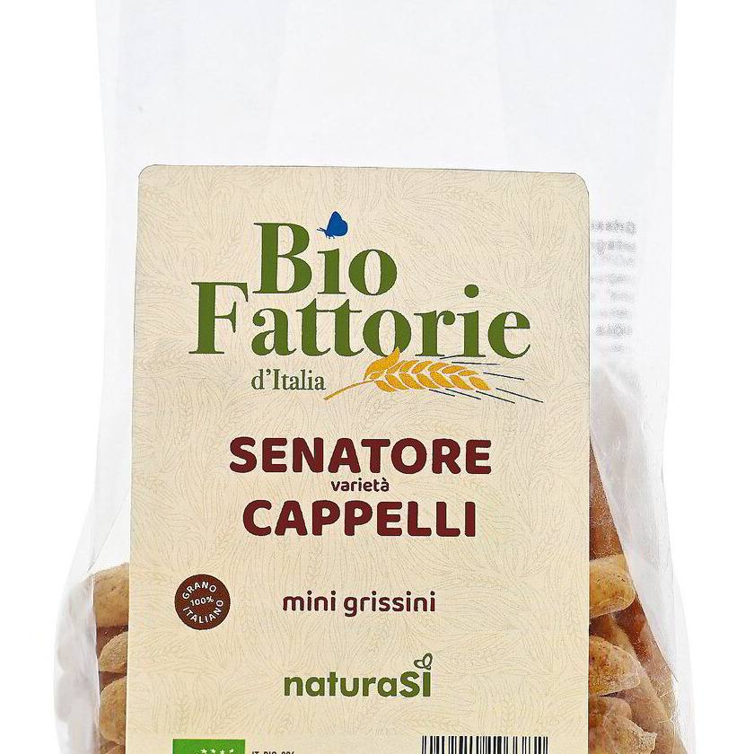Bio Fattorie d'Italia  Senatore Cappelli Mini grissini 100 g