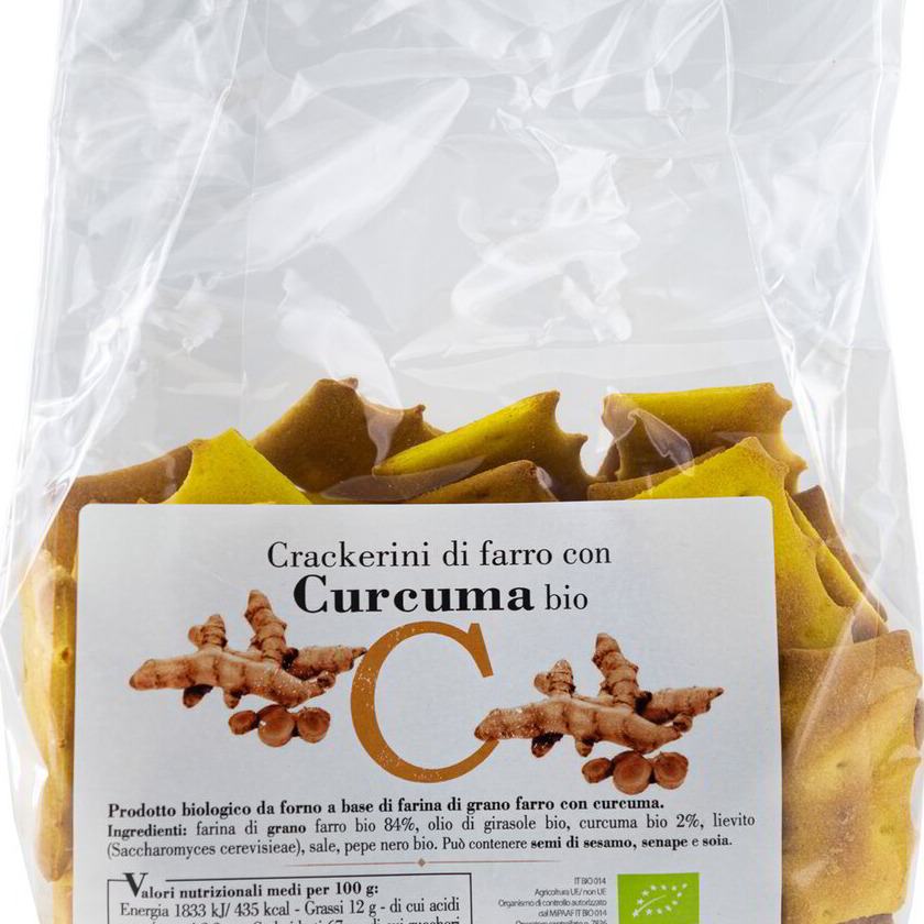Fior Di Loto Crackerini di farro con curcuma 250 g