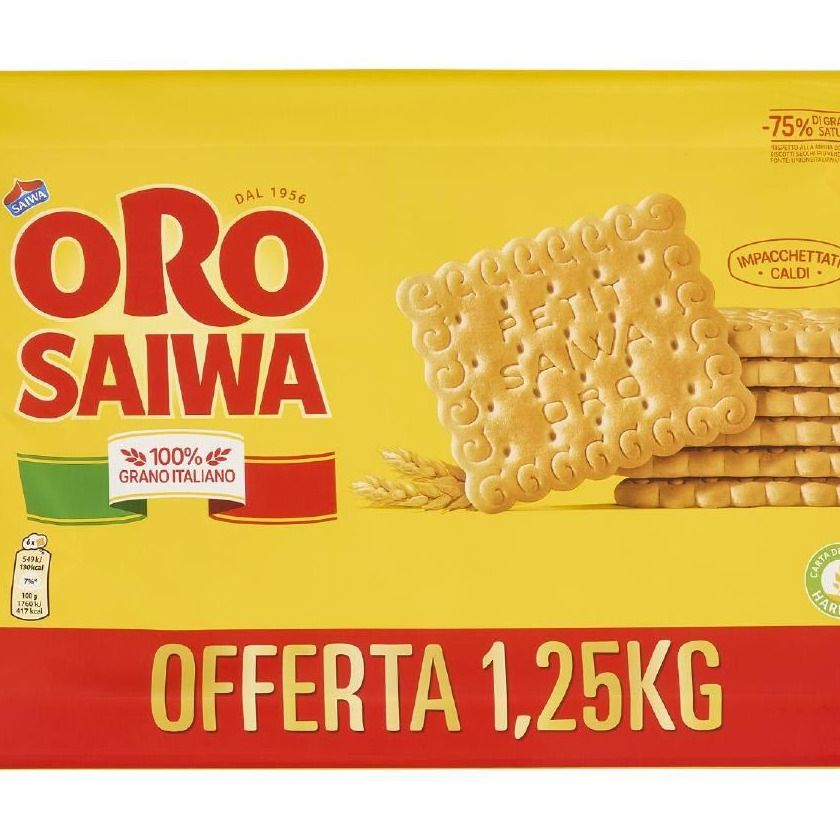 ORO Saiwa Biscotti 1 conf. 1,25 kg