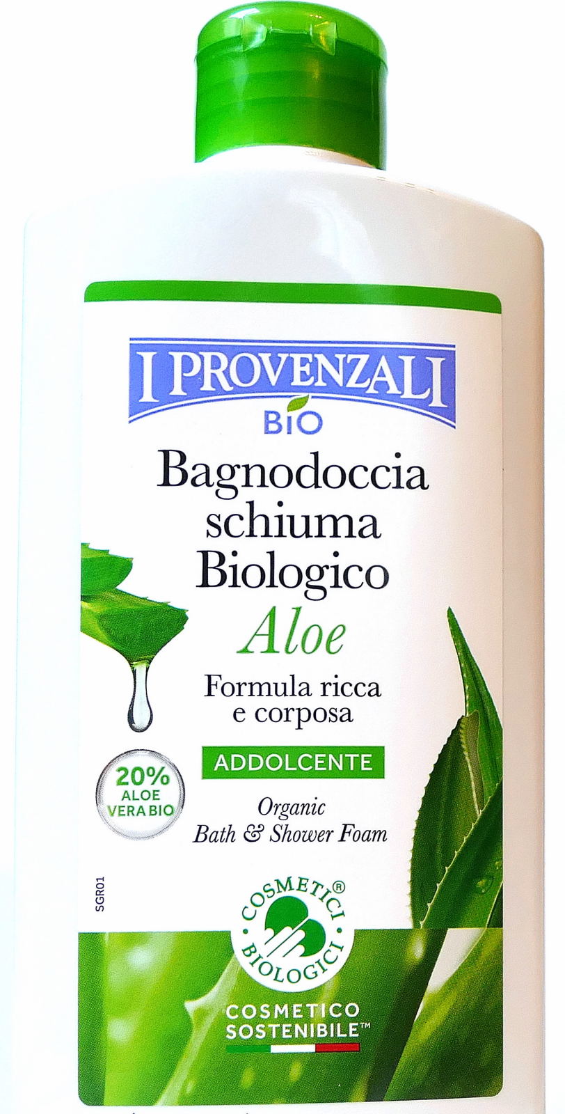 I Provenzali Bio Bagnodoccia schiuma Biologico Aloe 400 ml