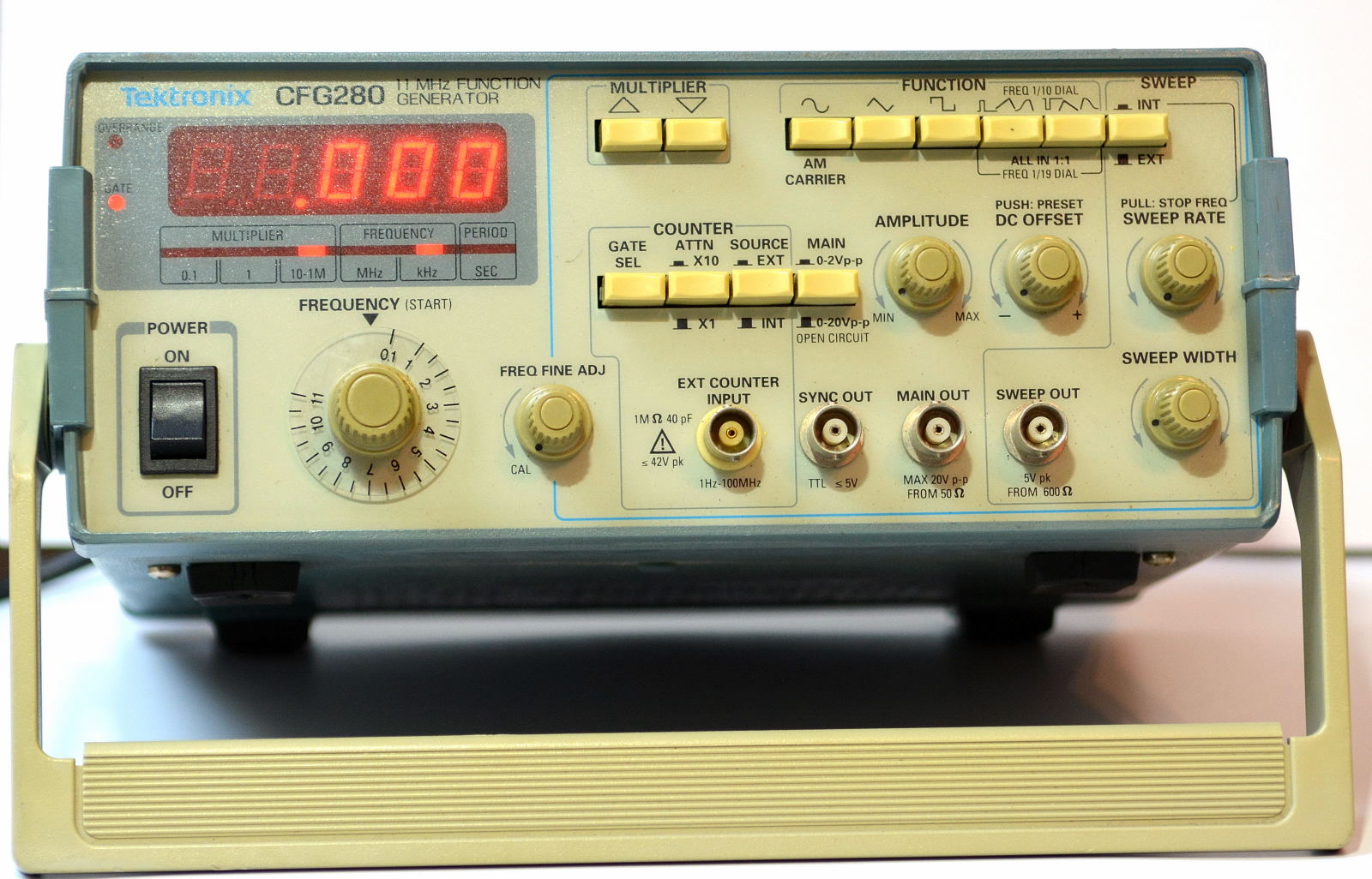 Tektronix CFG280 11 MHz Function generator