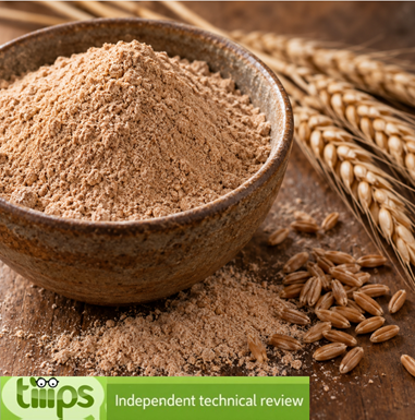 Caramelised malted spelt flour