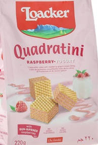 Loacker -Quadratini Lampone Yogurt