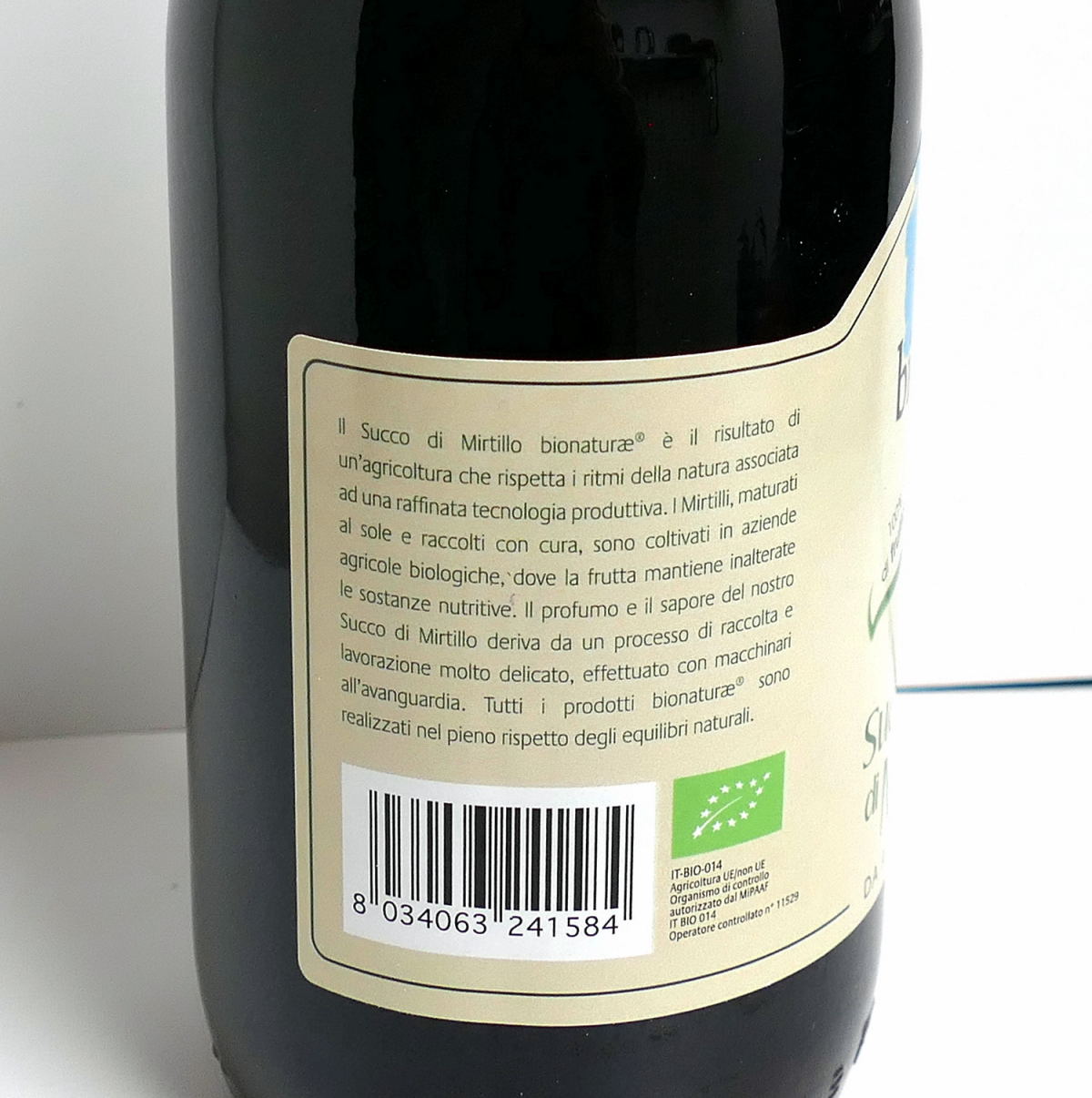 bionaturae® Succo di Mirtillo  750ml