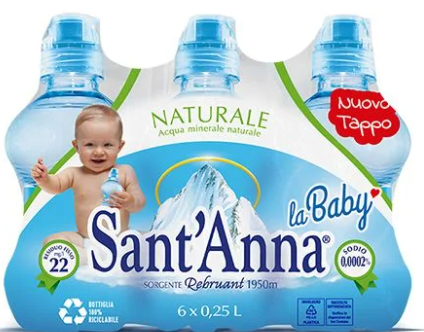 Acqua Sant'Anna naturale baby 0,25 l