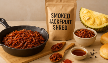 Jackfruit affumicato sfilacciato